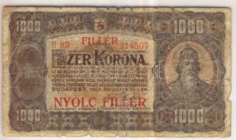1923. 1000K piros 8f fny-sal T:IV