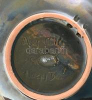 Hódmezővásárhely Nagy Bné jelzett falitál, kerámia, hibátlan, d: 25 cm