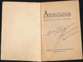 Anthologia fehérvári költők verseiből. Székesfehérvár 1931. Pannónia 96p. Kiadói papírkötésben DEDIK...