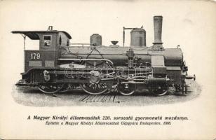 Mozdonyok 8db klf régi lap