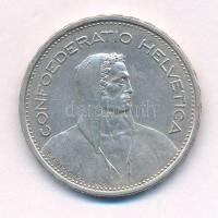 Svájc 1932B 5Fr Ag T:2 
Switzerland 1932B 5 Francs Ag C:XF 
Krause KM#402