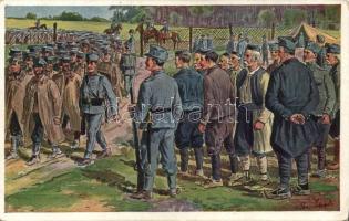 Hadifoglyokat ábrázoló 3db 1. világháborús német képeslap