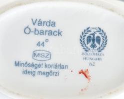 Hollóházi Várda Ó.BARACK pálinkás butella, porcelán, hibátlan, 0,5 L