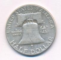 Amerikai Egyesült Államok 1952. 1/2$ Ag "Franklin" T:2- USA 1952. 1/2 Dollar Ag "Fran...