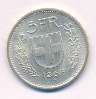 Svájc 1967. 5Fr Ag T:2 Switzerland 1967. 5 Francs Ag C:XF  Krause KM#40