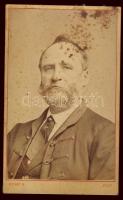 Bovánkovics József (1817-1888) Curiai bíró keményhátú fotó 7x11 cm