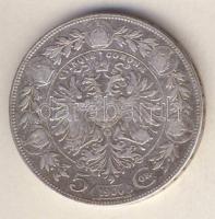 Ausztria 1900. 5K Ag T:3