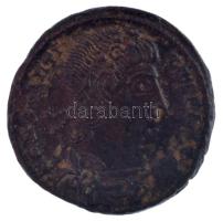 Római Birodalom / Siscia / II. Constantius 337-341. AE Follis bronz (1,62g) T:1- kis patina Roman Empire / Siscia / Constantius II 337-341. AE Follis bronze CONSTANTI-VS PF AVG / GLOR-IA EXERC-ITVS - gamma SIS dot in crescent (1,62g) C:AU small patina  RIC VIII 98