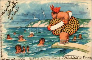 1932 Strand humor / Beach humour. L&P 1607. s: Arthur Thiele (Rb)