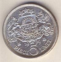 Lettország 1931. 5L Ag T:2/3+