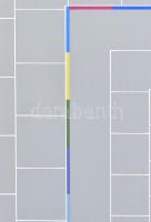 Ottó László (1966-): Yantra-ipsum-creator (2), 2013. Akril, vászon, jelzett a hátoldalán. Kiállítva:...