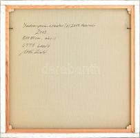 Ottó László (1966-): Yantra-ipsum-creator (2), 2013. Akril, vászon, jelzett a hátoldalán. Kiállítva:...