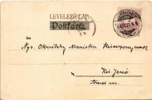 1899 (Vorläufer) Am Gängel Bändchen. Theo. Stroefer's Kunstverlag Aquar. Postk. Coll. Starcke N...