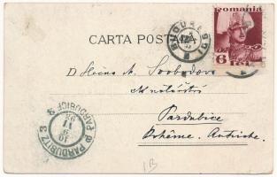 1898 (Vorläufer) Bucharest, Bukarest, Bucuresti, Bucuresci; Baile Eforie, Biserica Sarindar / bath, ...