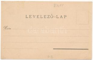 Kolozsvár, Cluj; Főtéri templom, látkép, Mátyás király szülőháza. Kováts P. Fiai kiadása / church, g...