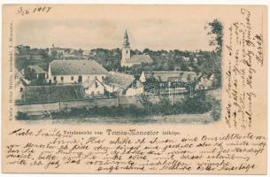 1904 Monostor, Temes-Monostor, Manastur; Totalansicht / látkép. Holcz Miklós kiadása / general view (EK)