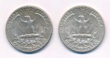 Amerikai Egyesült Államok 1956. 25c Ag T:2-
USA 1956. 25 Cent Ag C:VF