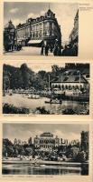 Bucharest, Bukarest, Bucuresti, Bucuresci; nem képeslapos leporellofüzet 10 lappal / non-postcard leporello booklet with 10 cards