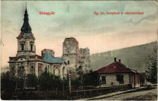 Diósgyőr (Miskolc), Ágostai evangélikus templom és várromok (EK)