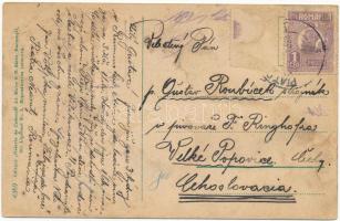 1923 Piatra Neamt, Karácsonkő; Piata / square, market, shop of the Solomon Brothers (EB)