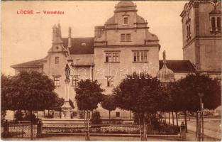 1917 Lőcse, Levoca; Városház / town hall (Rb)