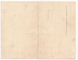 Orsova, Kazán-szoros, Széchenyi emléktábla, lovaskocsi. 2-részes kihajtható panorámalap / Kasanparti...