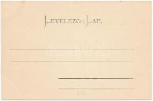 1904 Orsova, látkép. Montázs távcsöves hölggyel / general view. Montage with lady with binoculars (f...