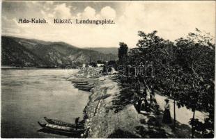 Ada Kaleh, kikötő. M.G.O. / Landungsplatz / port