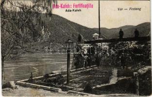 1924 Ada Kaleh, vár. Vasúti levelezőlapárusítás 2813. / Festung / castle (EK)