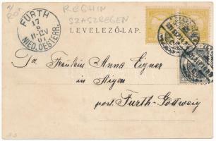 1901 Szászrégen, Reghin; Kapusy szálloda, étterem, belső / hotel and restaurant, interior (r)