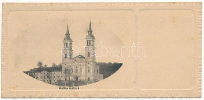1917 Máriaradna, Mária-Radna, Radna (Lippa, Lipova); Kegytemplom / pilgrimage church (14,2 cm x 6,8 cm) (EK)