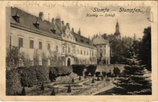 1913 Stomfa, Stampfen, Stupava; Gróf Károlyi kastély. Josef Popper Nr. 7. / Schloss / castle (EK)