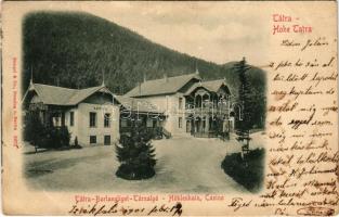 1901 Barlangliget, Höhlenhain, Tatranská Kotlina (Magas-Tátra, Vysoké Tatry); Kávéház és társalgó / café, casino (EK)