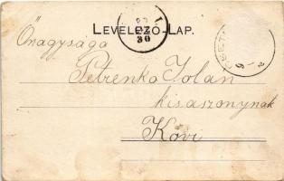 1899 (Vorläufer) Csetnek, Stítnik; (Rb)