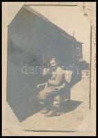 1917.VIII.24. I. világháborús magyar katona érdekes kézzel írt levele édesanyjához, hozzá csatolva e...