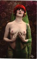 Erotikus hölgy / Vintage erotic lady. Made in France