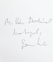 Garaczi László: Arc és hátraarc. (Egy lemur vallomásai.) DEDIKÁLT! Bp.,2010,Magvető. Kiadói kartonál...