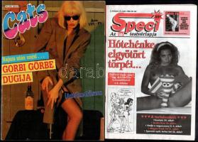 cca 1987-2007 11 db erotikus kiadvány