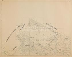1919 Szeged szabad kir. város határának térképe, tervezte: Jakabffy Lajos, sokszorosította a Magyar ...