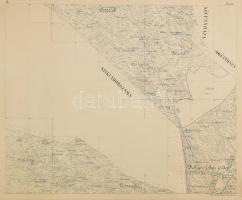 1919 Szeged szabad kir. város határának térképe, tervezte: Jakabffy Lajos, sokszorosította a Magyar ...