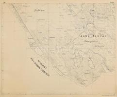 1919 Szeged szabad kir. város határának térképe, tervezte: Jakabffy Lajos, sokszorosította a Magyar ...