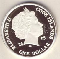 Cook-szigetek 2005. 1$ Ag "Ázsia történelme-Salamon király temploma" T:PP