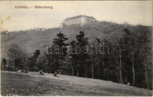 1915 Vöröskő, Cerveny Kamen; Vöröskő vára. May Samu kiadása / Schloss Bibersburg / Hrad Cerveny Kamen / castle (fl)