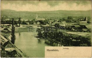 1909 Maroshévíz, Oláhtoplica, Toplita, Toplica; látkép. Heiter fényképész felvétele / general view (Rb)