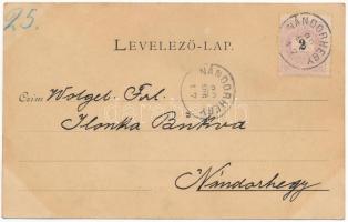 1898 (Vorläufer) Karánsebes, Caransebes; Temesvarer Strasse / Temesvári utca / street view (fl)