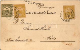 1907 Alsószombatfalva, Alsó-Szombatfalva, Sambata de Jos; Kapubejárat a ménestelepbe, Orvosi lakás. ...