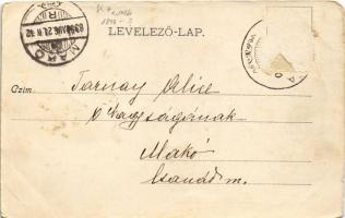 1899 (Vorläufer) Menyháza, Monyásza, Moneasa; Meleg gyógyfürdő. Divald Károly kiadása / spa, bath (E...