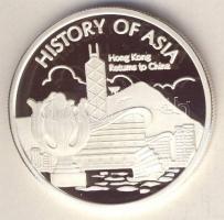 Cook-szigetek 2005. 1$ Ag "Ázsia történelme-Hongkong visszakerül Kínához" T:PP