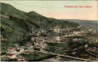 1912 Szilágysomlyó, Simleu Silvaniei; látkép. Sternberg Ignác kiadása / general view (EK)