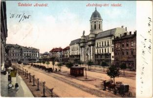 1905 Arad, Andrássy tér / square (EK)